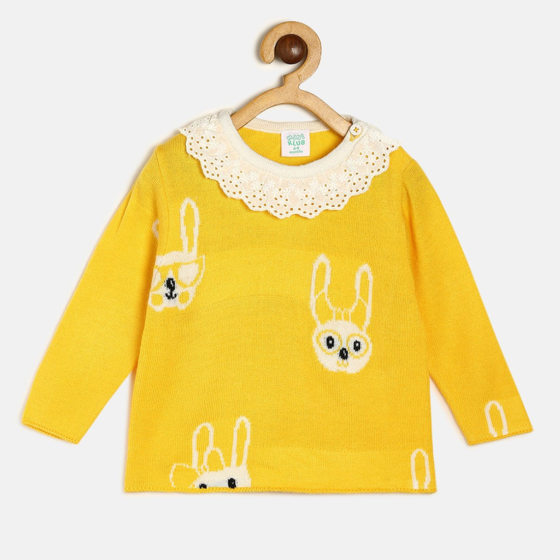 Girls Sweater - Yellow