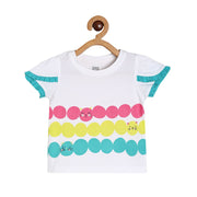 Girls White Pack Of 1 Knit Top