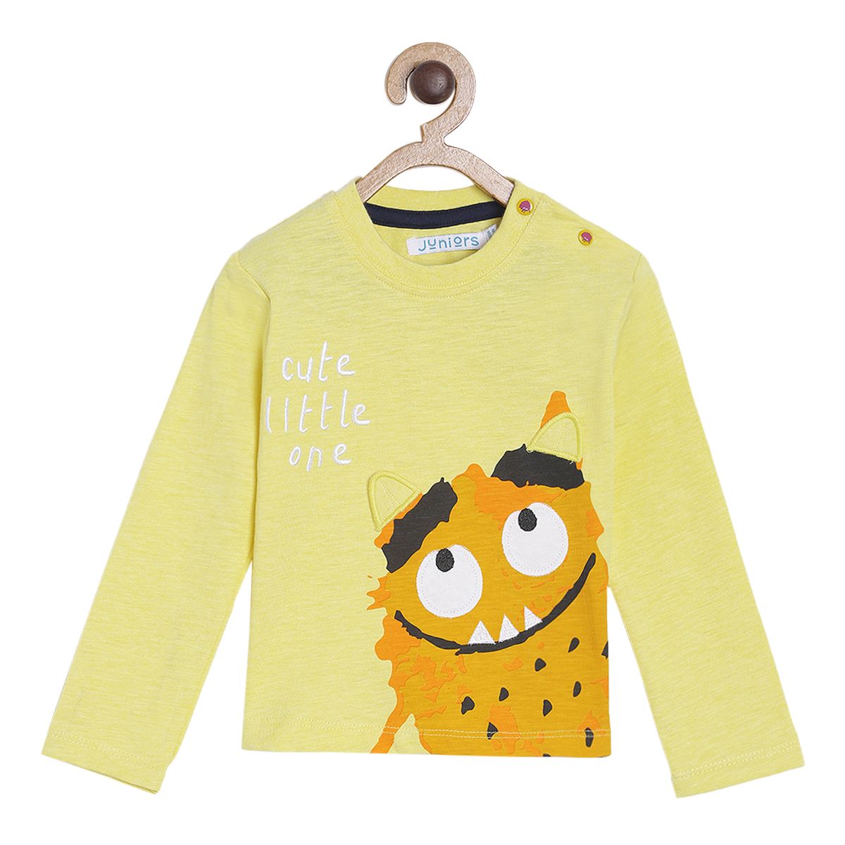 Pack of 1 t-shirt - yellow for 0-3 Months