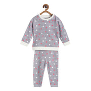 Pack of 2 top and bottom set - grey for 3-6 Months