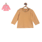 Pack of 2 knit top - light brown for 0-3 Months