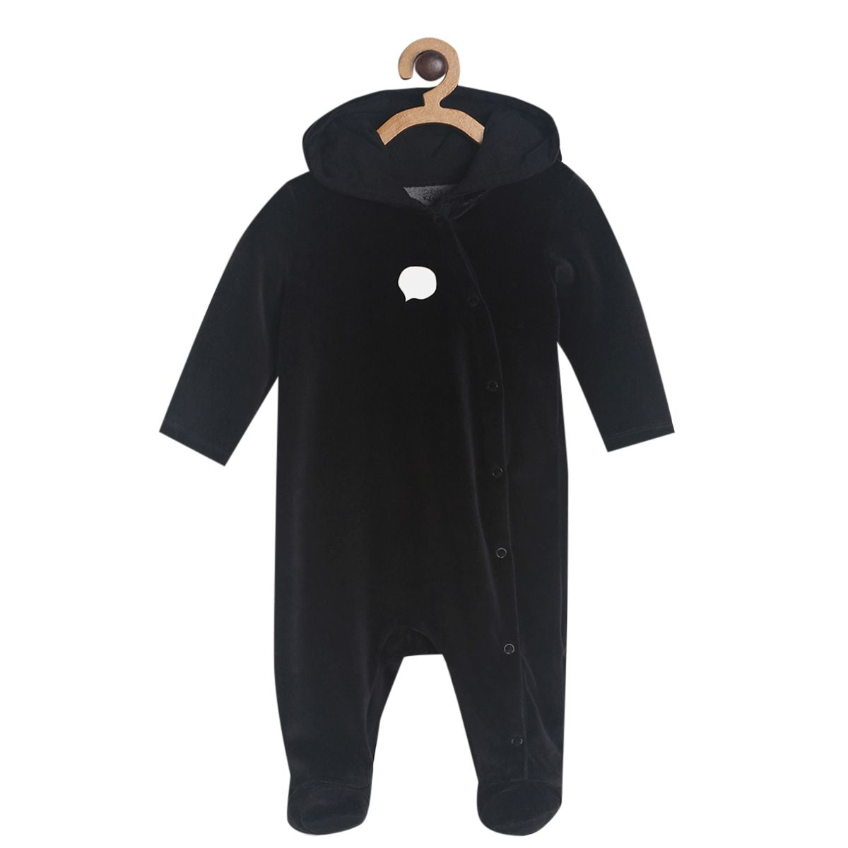 Pack of 1 sleep suit - black for New Born