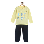 Pack of 2 t-shirt and bottom - yellow for 3-6 Months