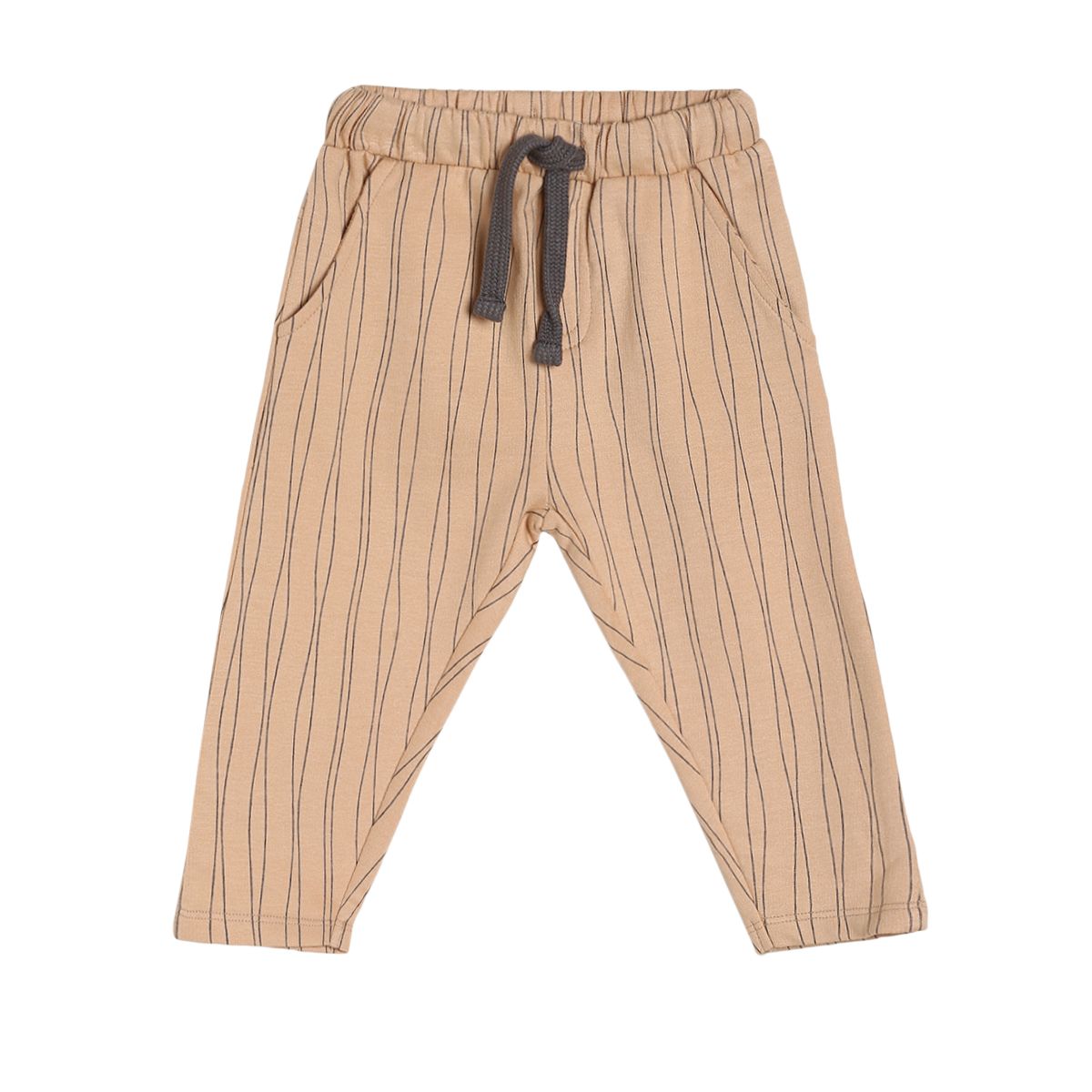 Boys Beige Pack Of 1 Knit Bottom