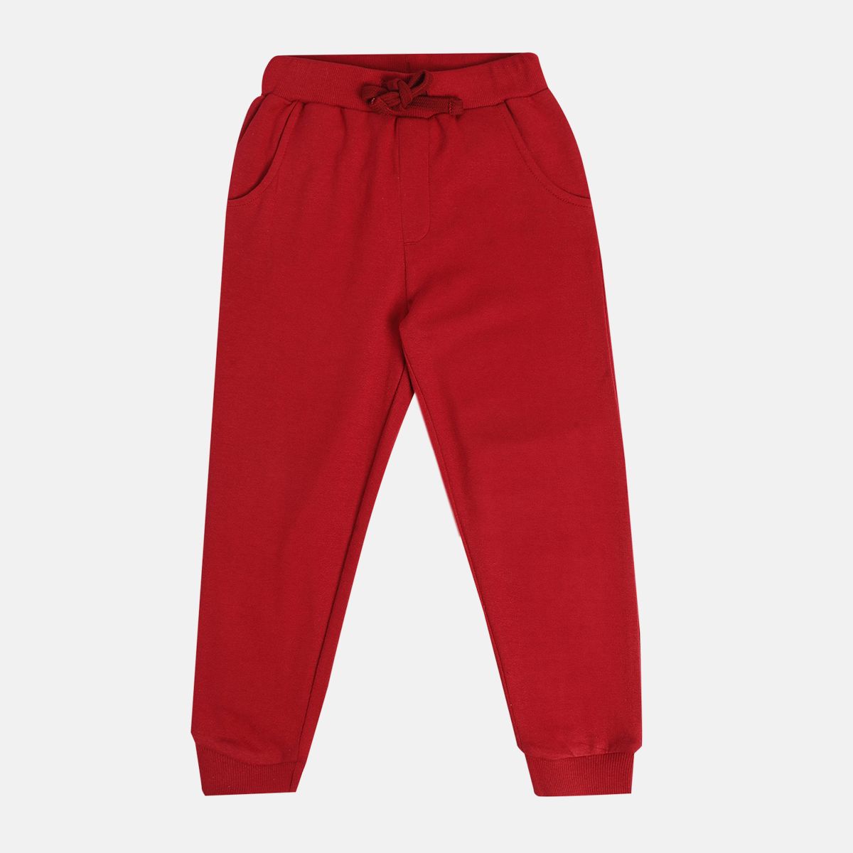 Boys Red Allarround Elastic Full Length Jogger