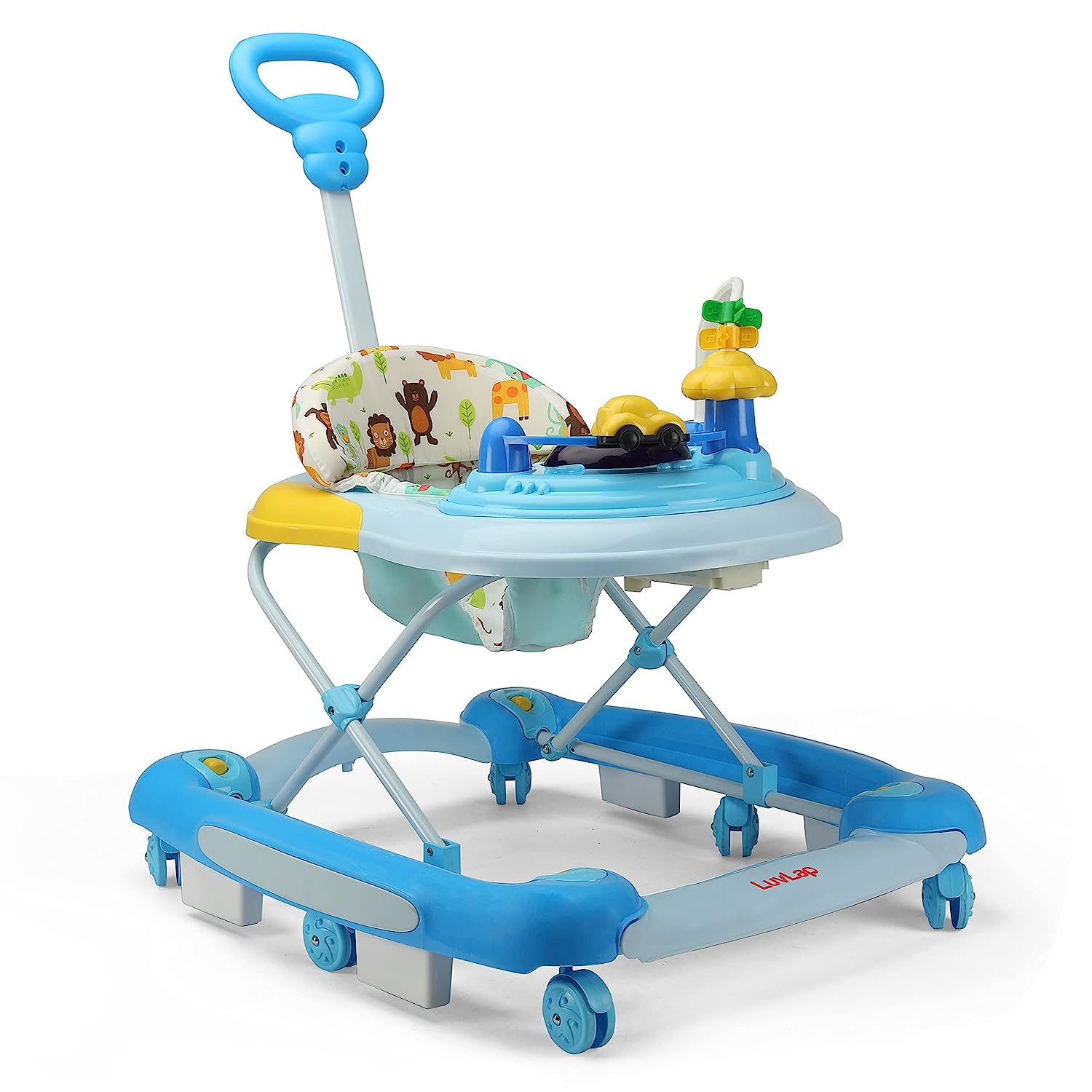 Luvlap Comfy Walker And Rocker (Blue)