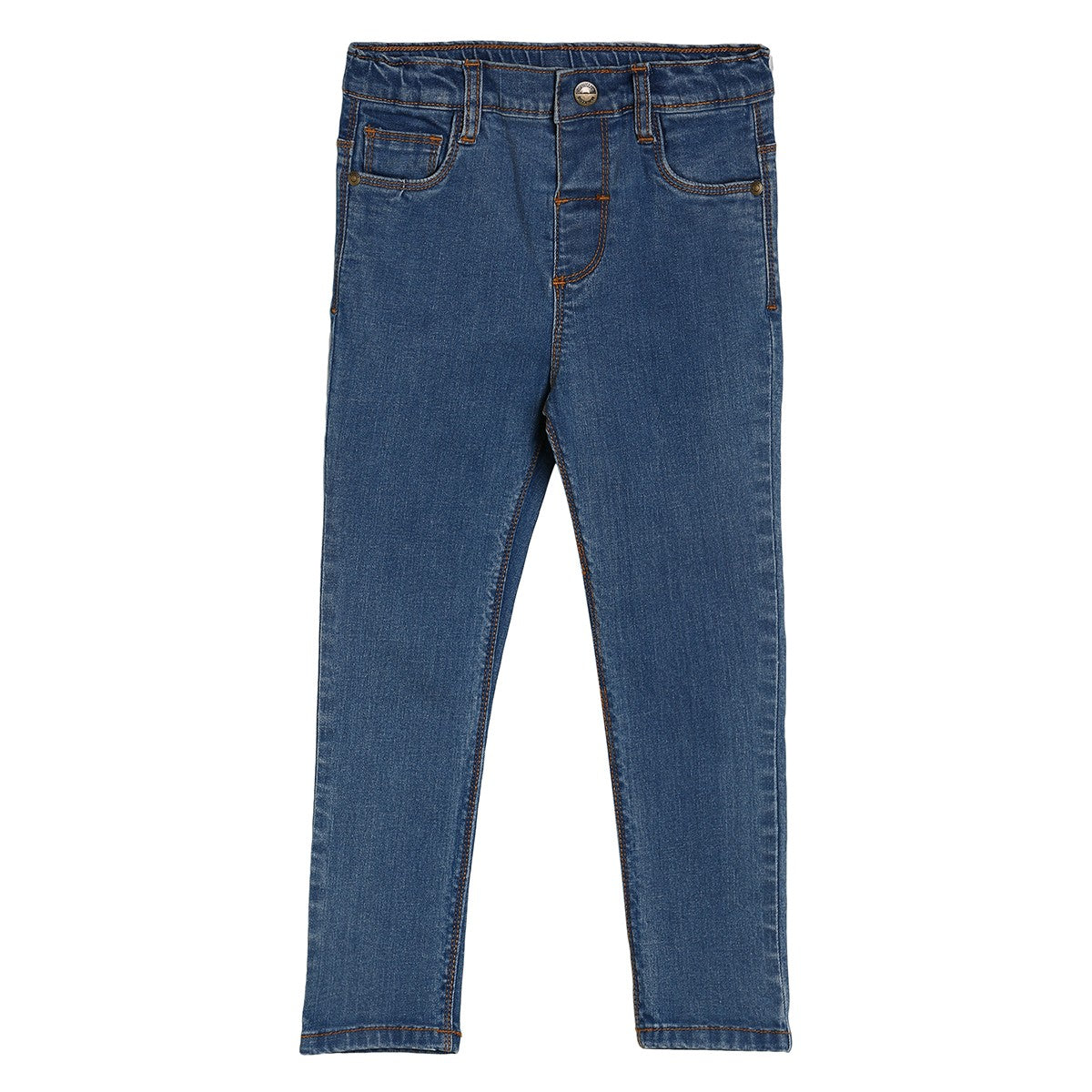 Girls Blue Pack Of 1 Denim Pant