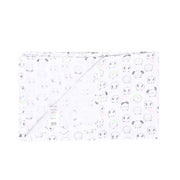 Baby Unisex White Cotton Muslin Printed Swaddle Wraps Pack of 2 Soft and Breathable Everyday Essentials