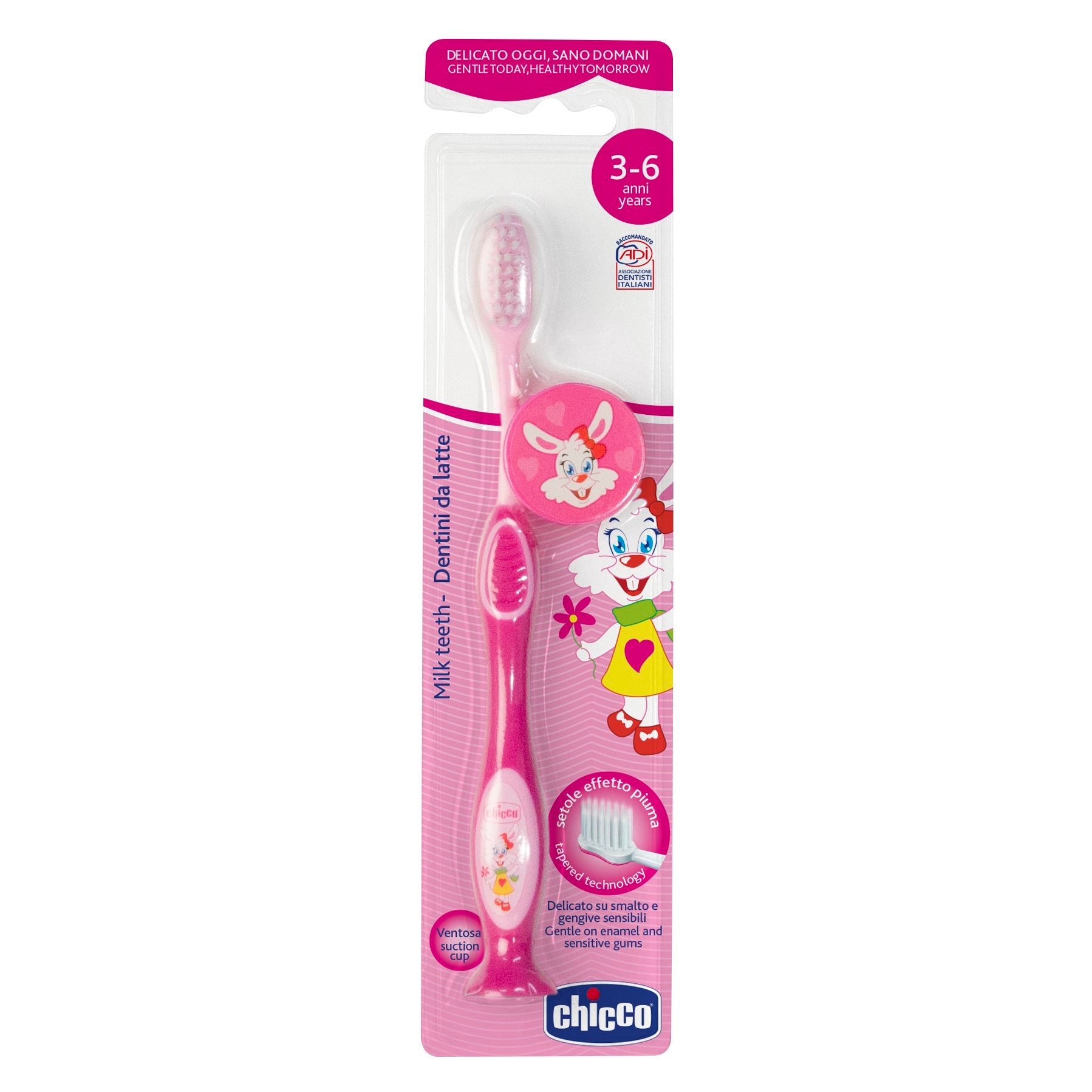 Chicco Toothbrush 3Y-6Y Pink