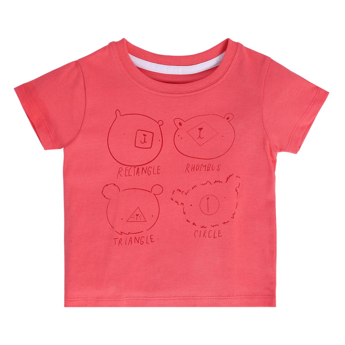 Boys Red Pack Of 1 T-Shirt