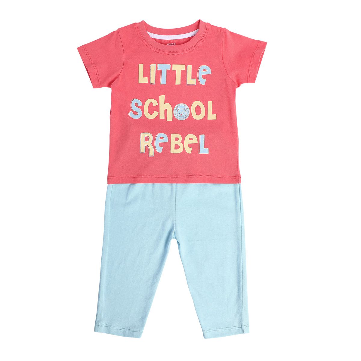 Boys Multicolor Pack Of 2 Top And Bottom