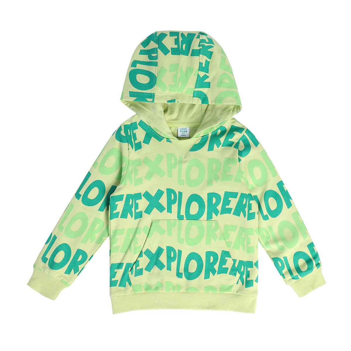 Boys Green Pack Of 1 Sweat Shirt