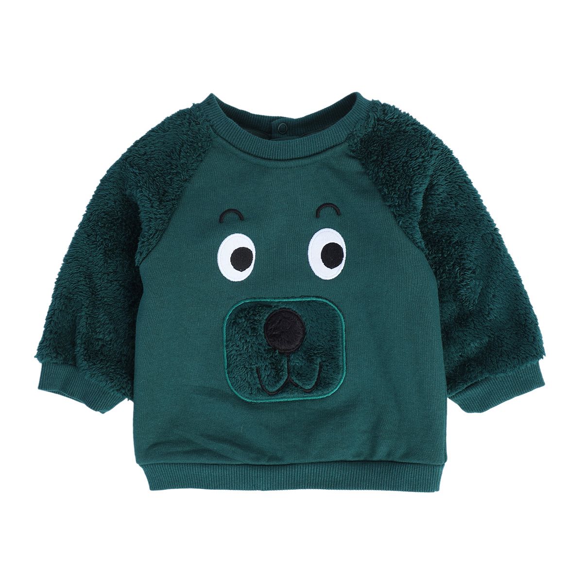 Boys Green Pack Of 1 Sweat Shirt