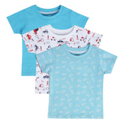 Boys Multicolor Pack Of 3 T-Shirt