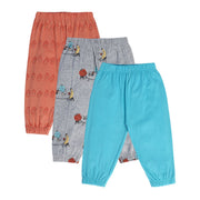 Boys Multicolor Pack Of 3 Knit Bottom