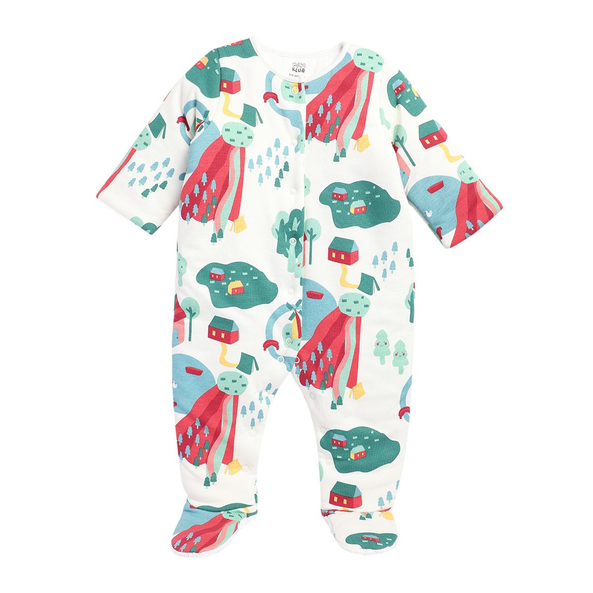 Girls White Pack Of 1 Sleep Suit