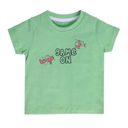 Boys Green Pack Of 1 T-Shirt