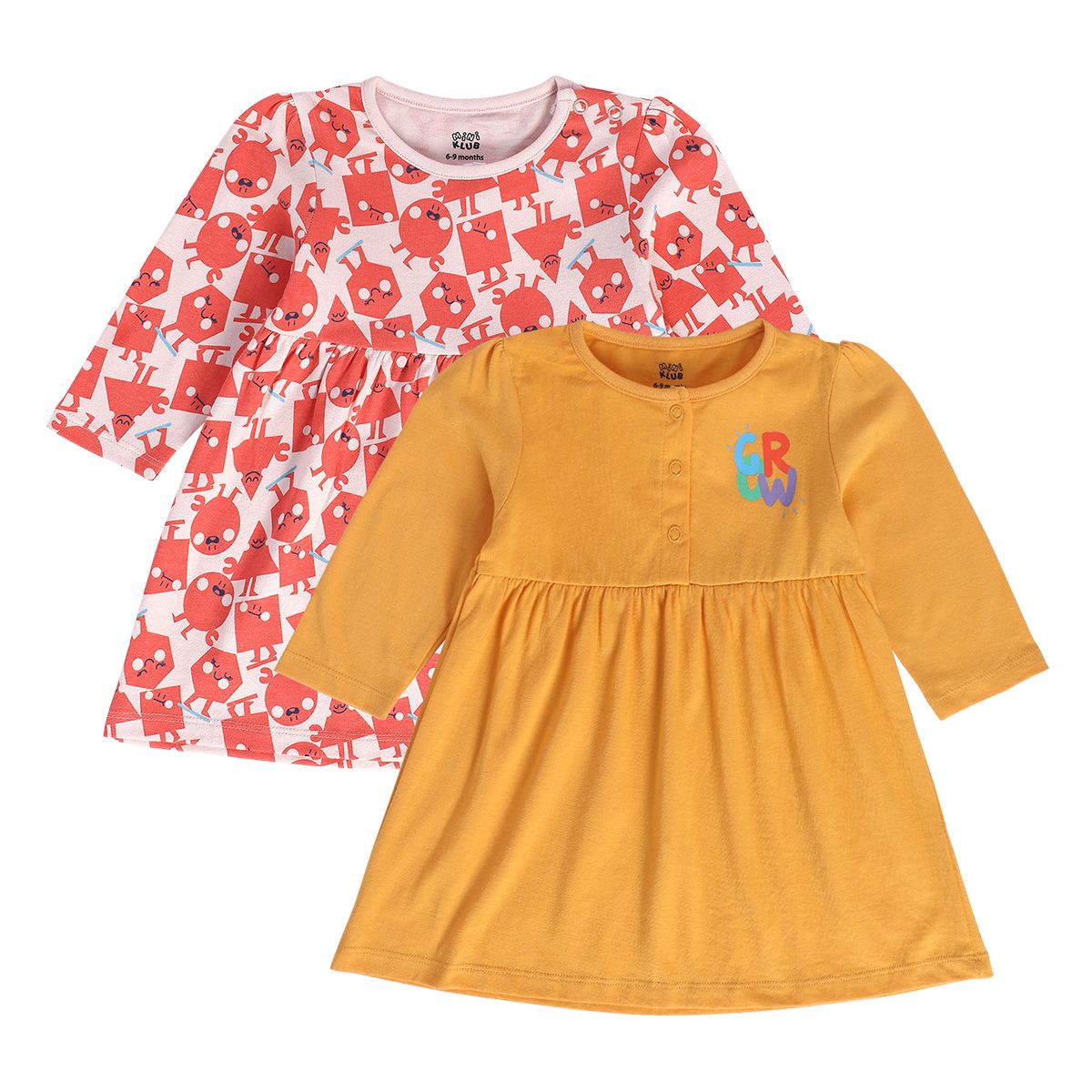 Girls Multicolor Pack Of 2 Dress