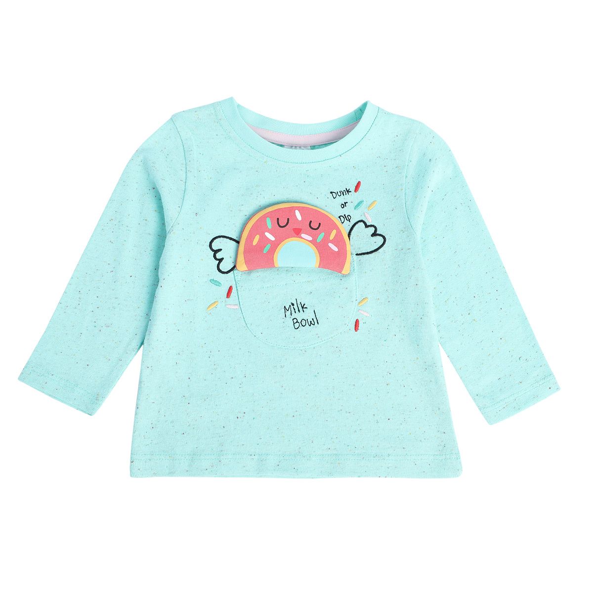 Girls Blue Pack Of 1 Knit Top