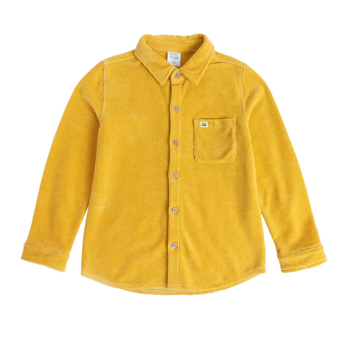 Boys Yellow Pack Of 1 Shirt