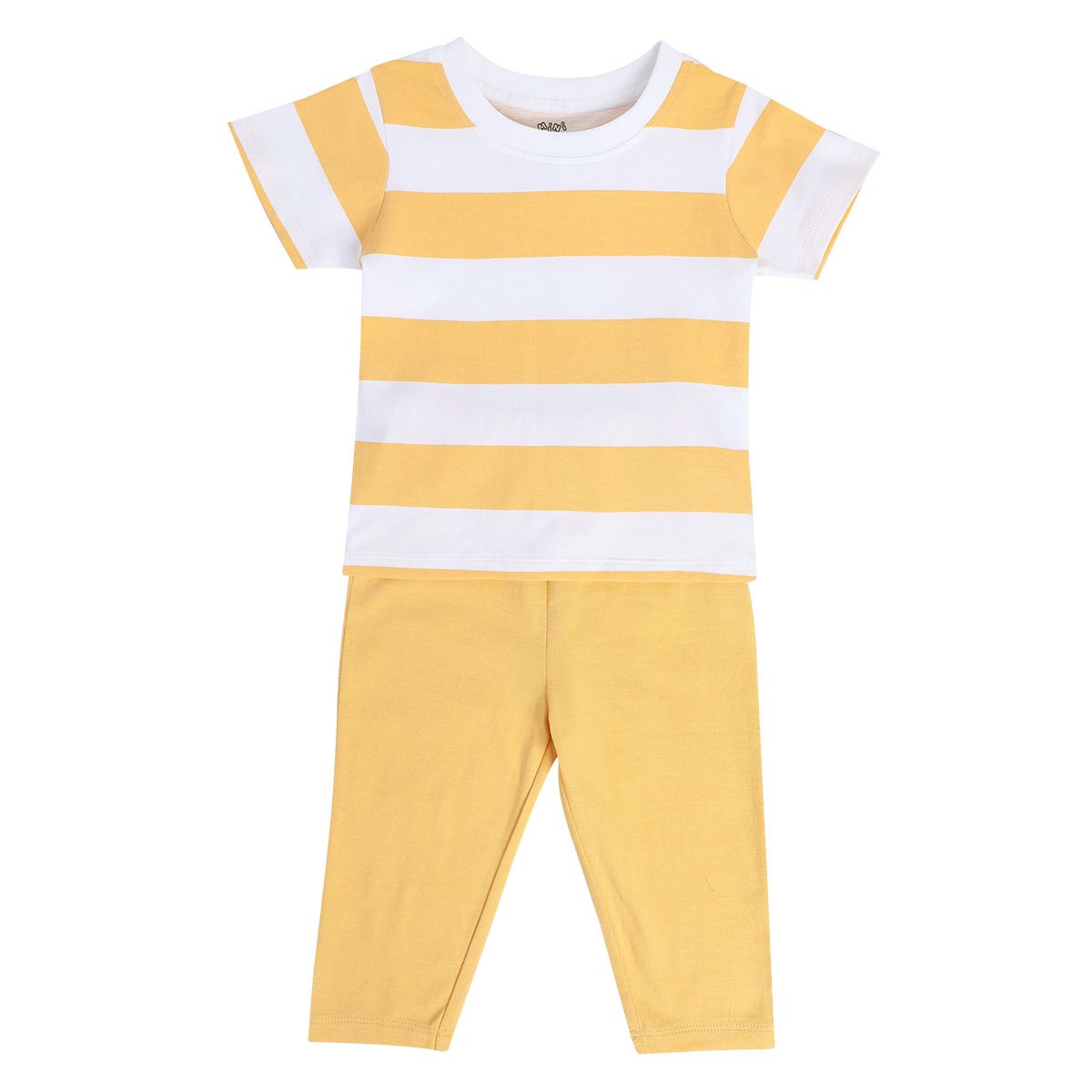 Boys Yellow Pack Of 2 Top And Bottom