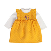 Girls Multicolor Pack Of 2 Pinny Set