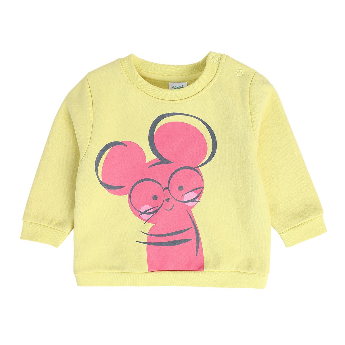 Girls Lime Pack Of 1 Sweat Shirt