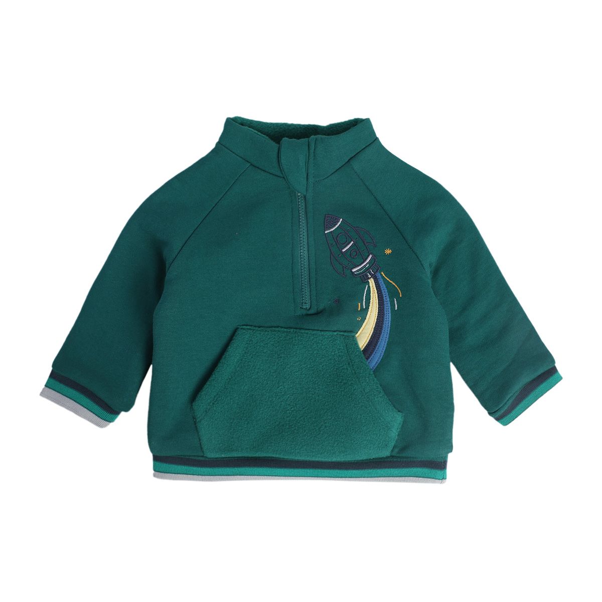 Boys Green Pack Of 1 Sweat Shirt