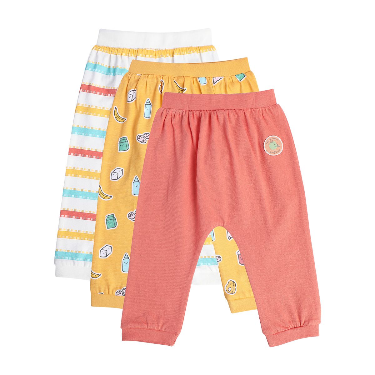 Boys Multicolor Pack Of 3 Knit Bottom