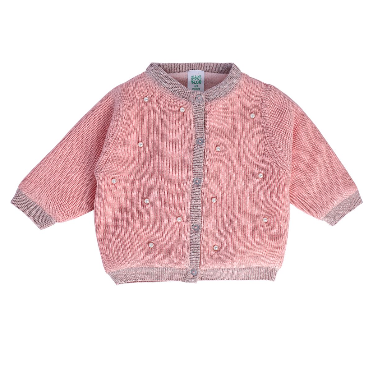 Girls Pink Pack Of 1 Sweater