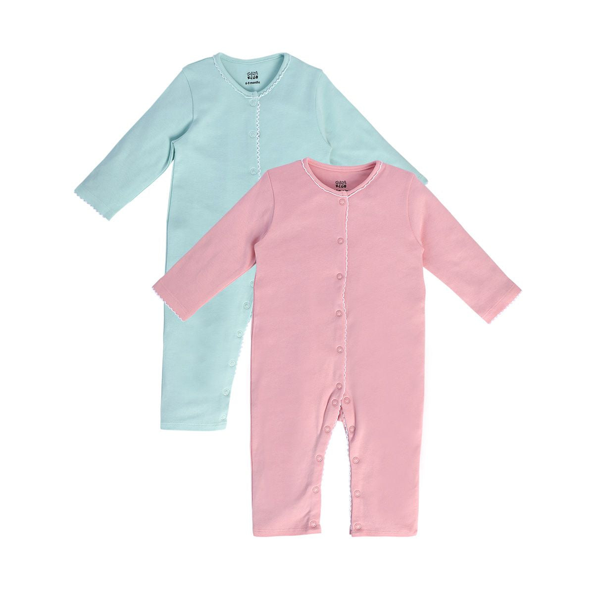Girls Multicolor Pack Of 2 Romper
