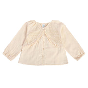 Girls Off White Pack Of 1 Woven Top