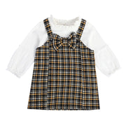 Girls Multicolor Pack Of 2 Pinny Set