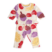 Girls Beige Pack Of 2 Top And Bottom