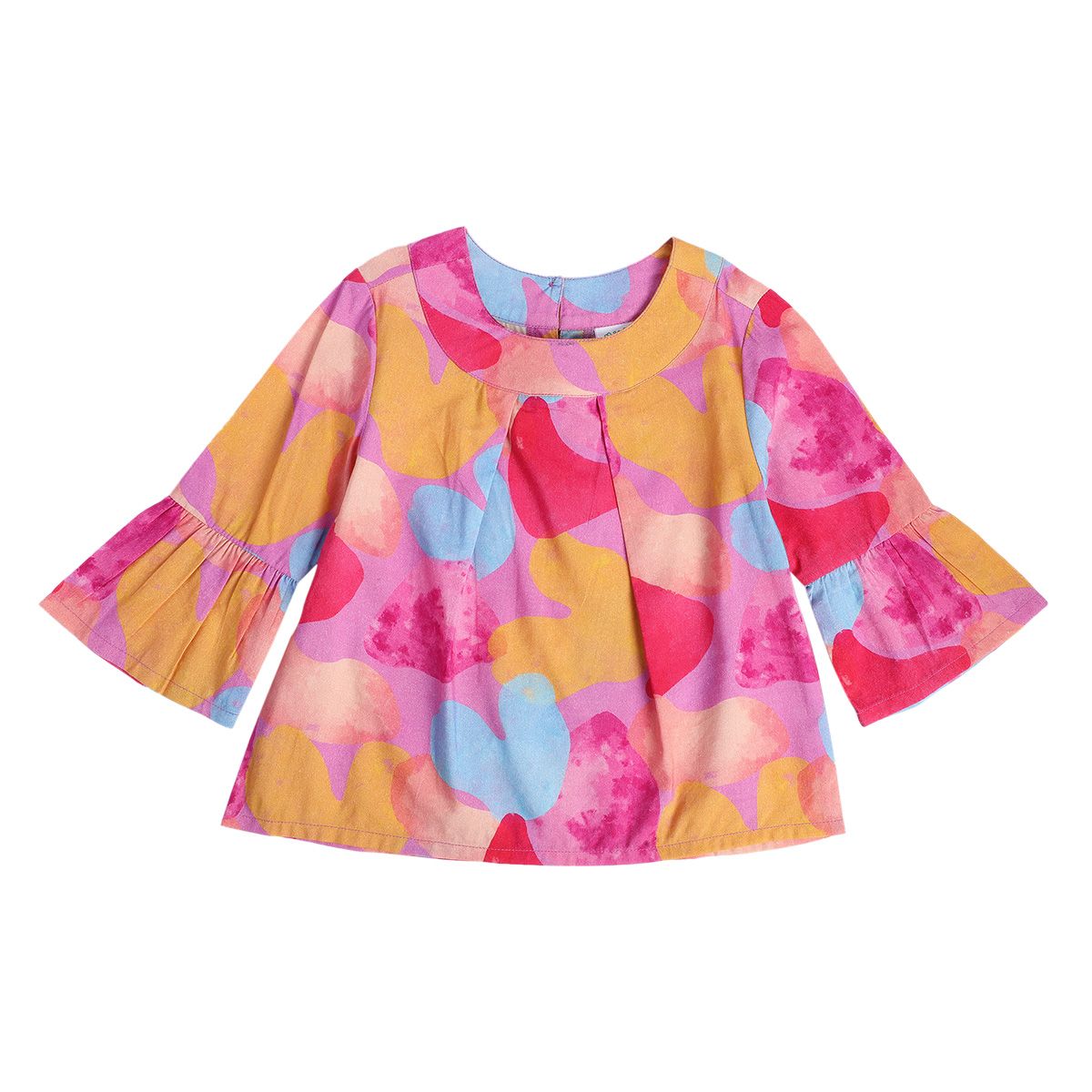 Girls Purple Woven Top