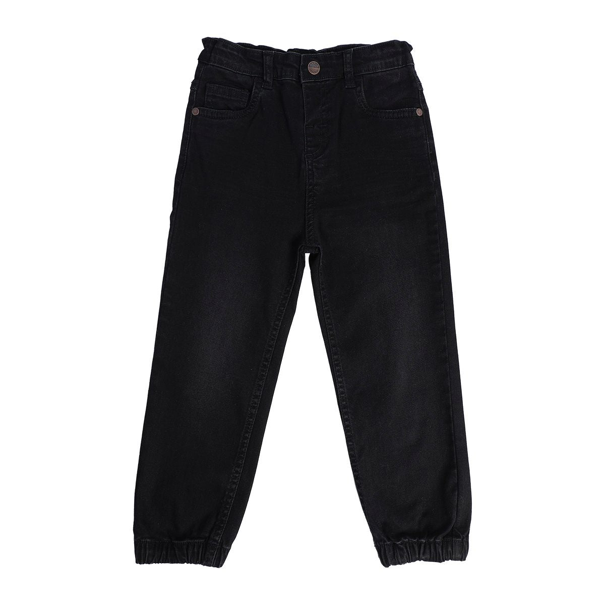 Boys Black Pack Of 1 Denim Pant