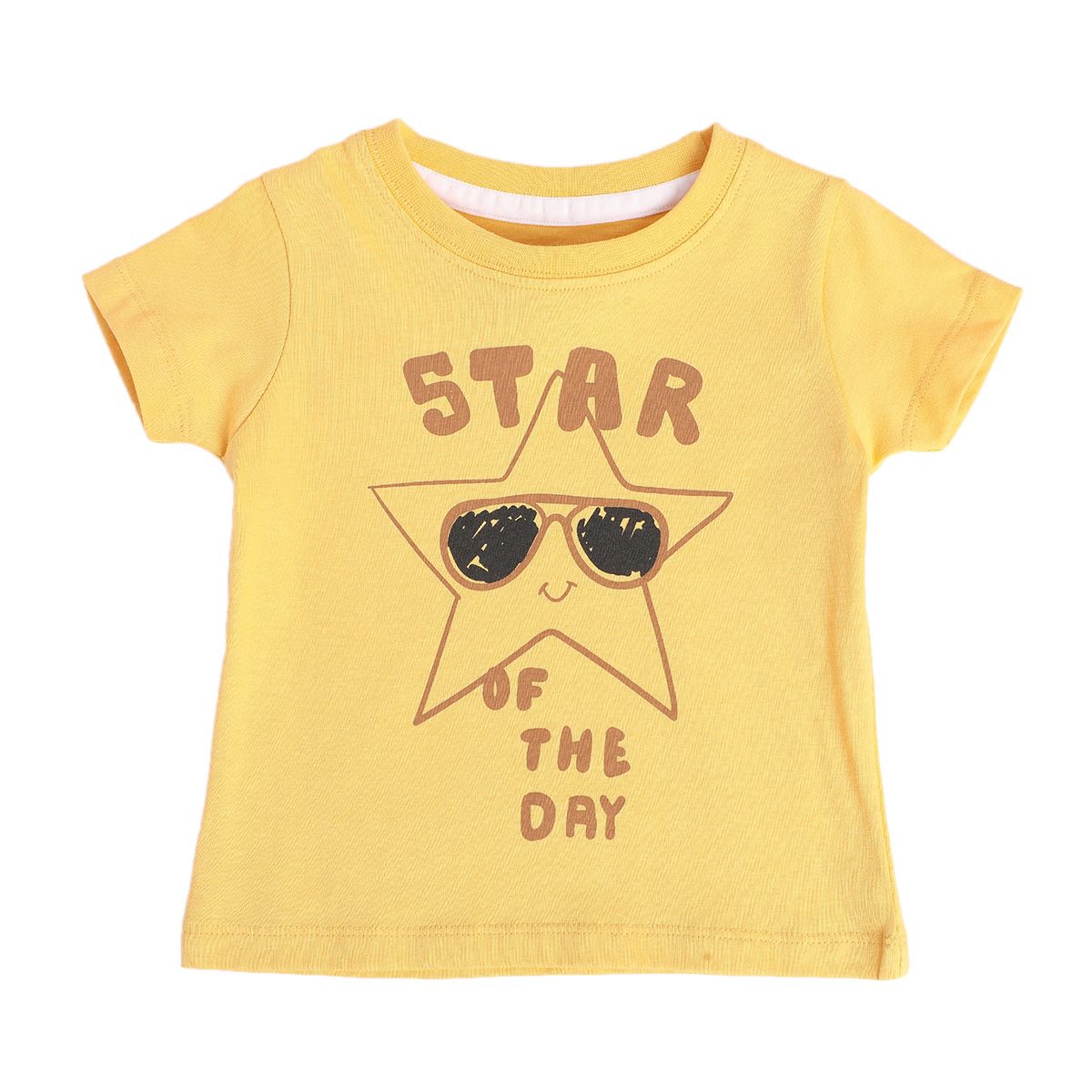 Boys Yellow Pack Of 1 T-Shirt