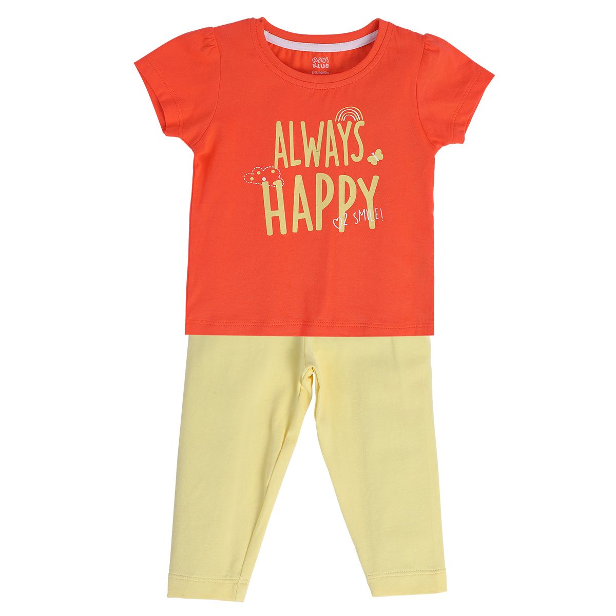 Girls Multicolor Pack Of 2 Top And Bottom