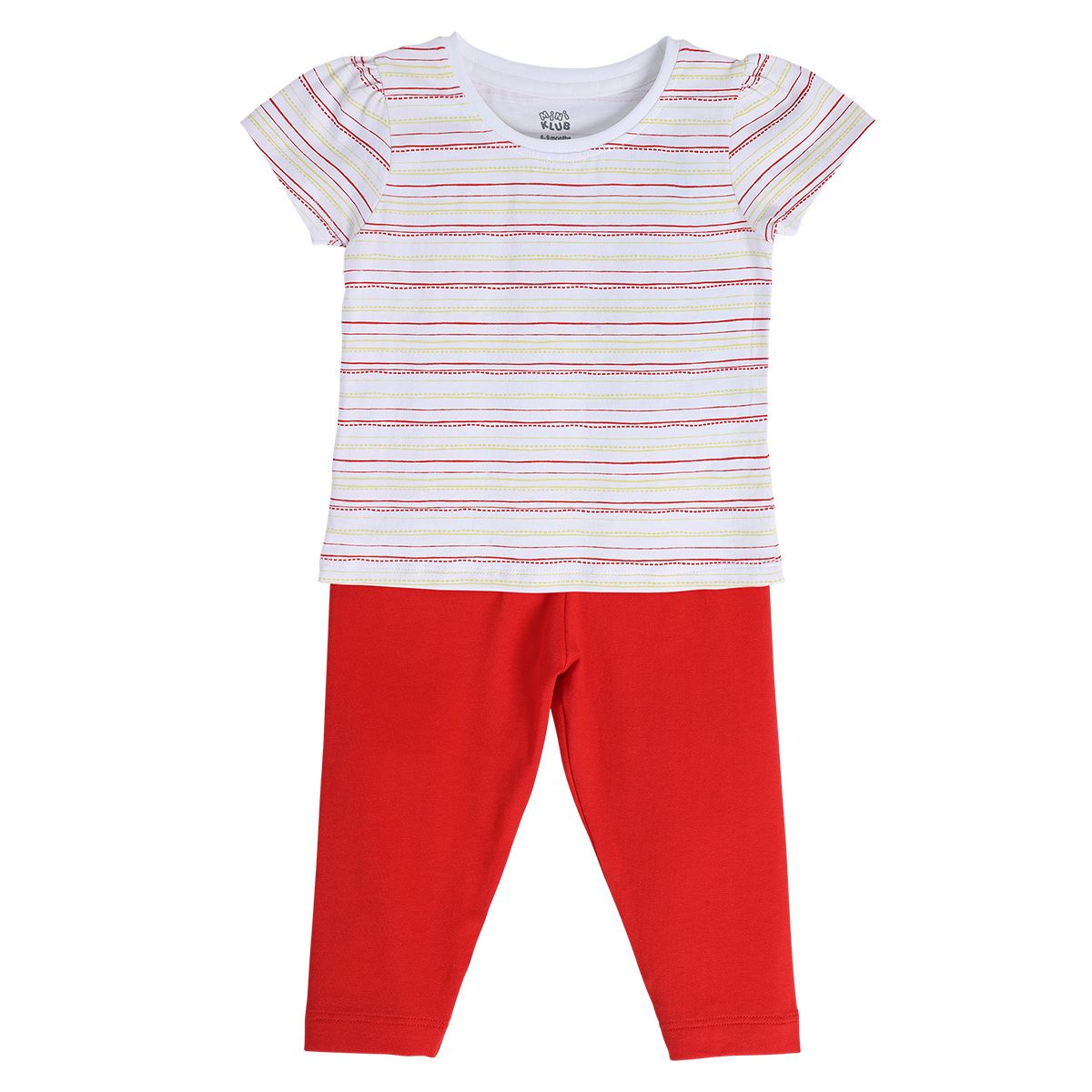 Girls Multicolor Pack Of 2 Top And Bottom