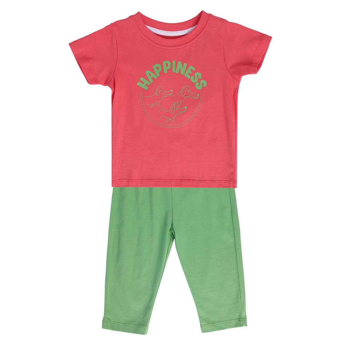 Boys Multicolor Pack Of 2 Top And Bottom