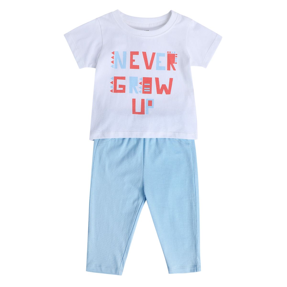 Boys Multicolor Pack Of 2 Top And Bottom