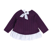 Girls Purple Pack Of 1 Knit Top