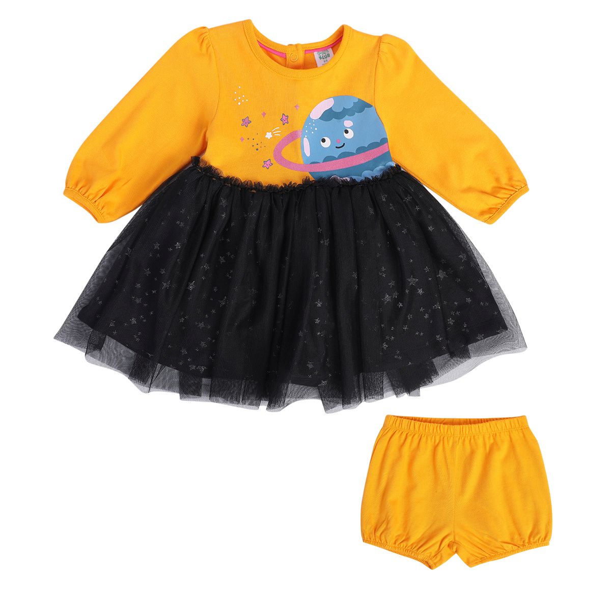 Girls Orange Dress