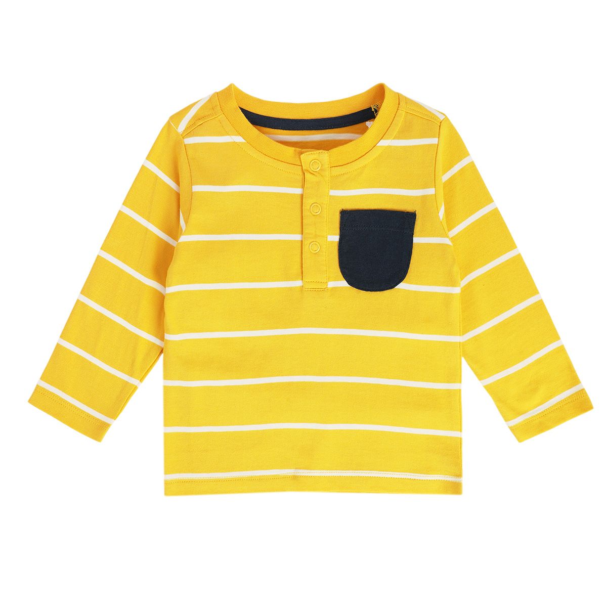 Boys Yellow Pack Of 1 T-Shirt
