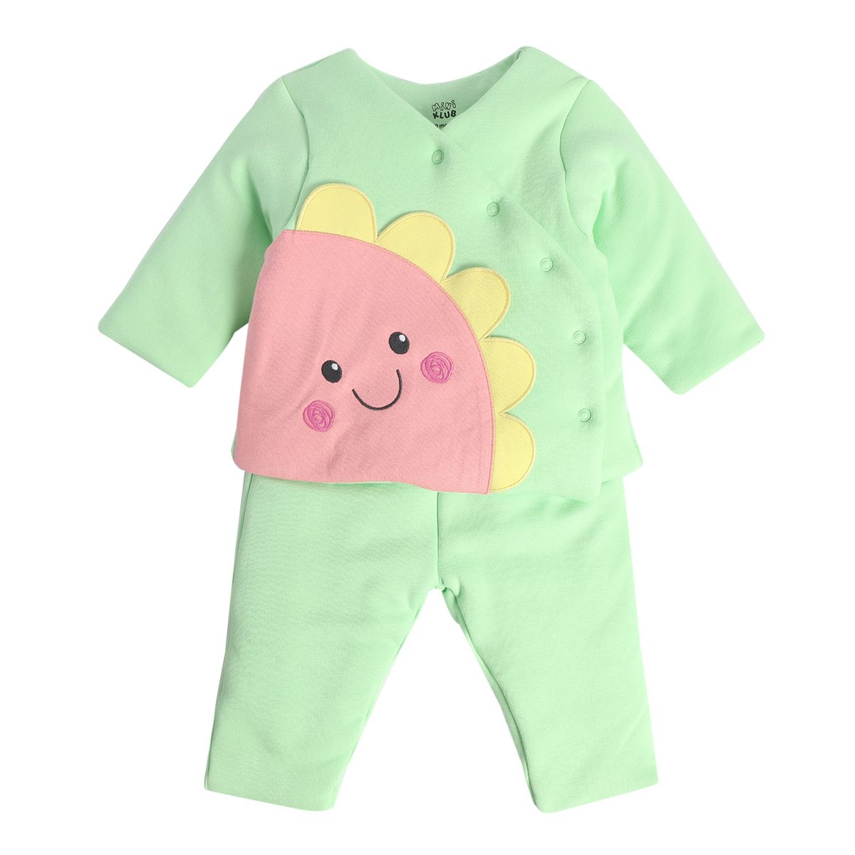 Girls Green Pack Of 2 Top And Bottom
