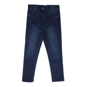 Girls Dark Blue Pack Of 1 Denim Pant