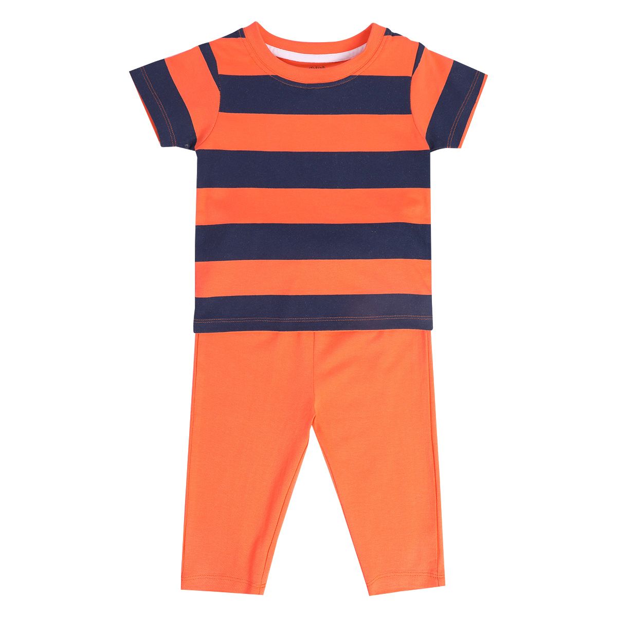 Boys Orange Pack Of 2 Top And Bottom