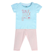 Girls Multicolor Pack Of 2 Top And Bottom
