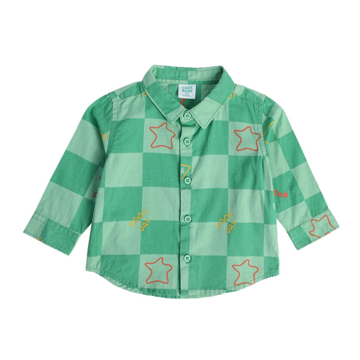 Boys Green Pack Of 1 Shirt