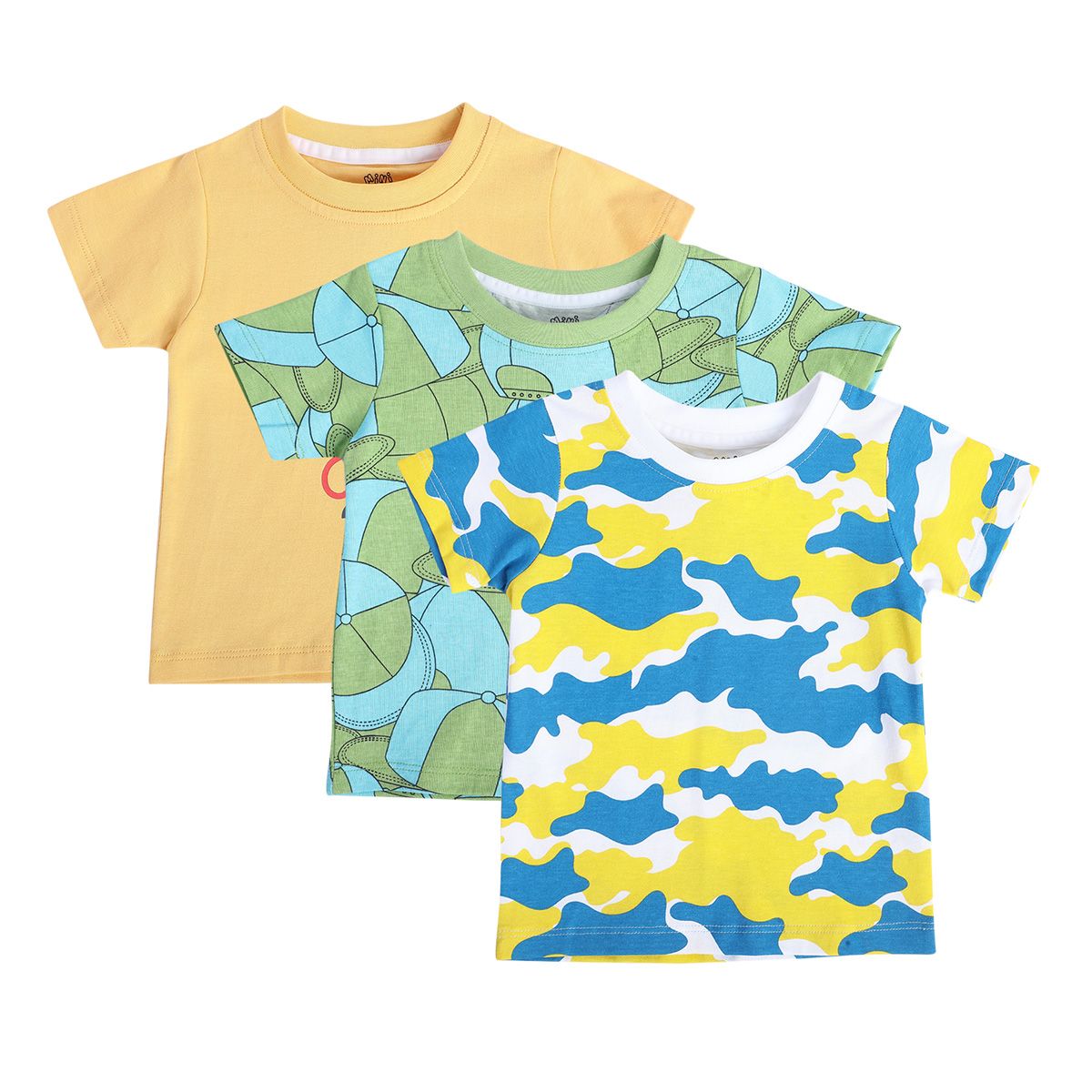 Boys Multicolor Pack Of 3 T-Shirt